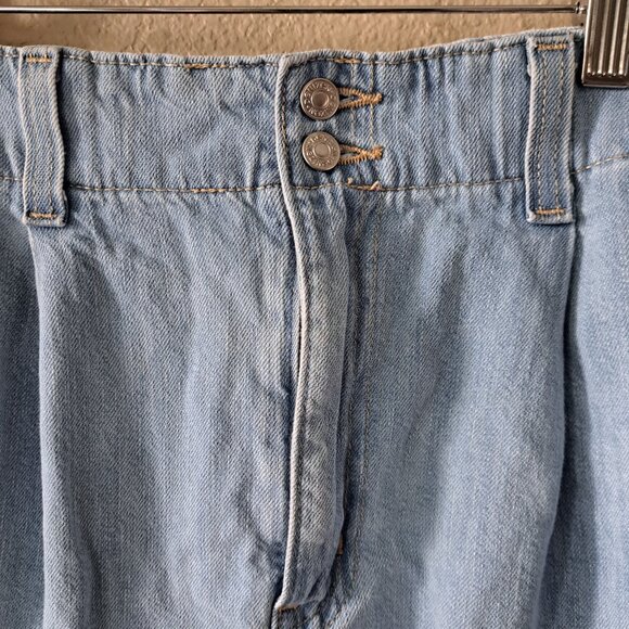 🩵Women's Light Blue Denim Shorts from Levi's Denizen Size Waist 29" - Picture 3 of 9